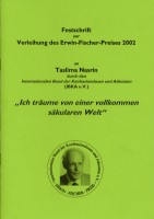 Fetschrift Erwin Fischer Preis: Taslima Nasrin